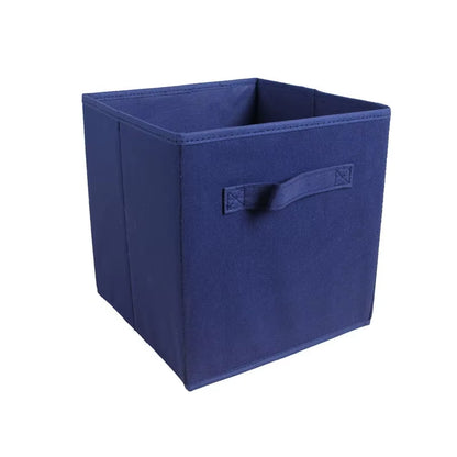 Collapsible Cube Storage Bin Non Woven Fabric Storage Box Home Supplies , Kid Toy Storage Organizer Cabinet Drawer Organization