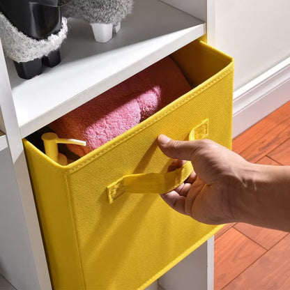 Collapsible Cube Storage Bin Non Woven Fabric Storage Box Home Supplies , Kid Toy Storage Organizer Cabinet Drawer Organization