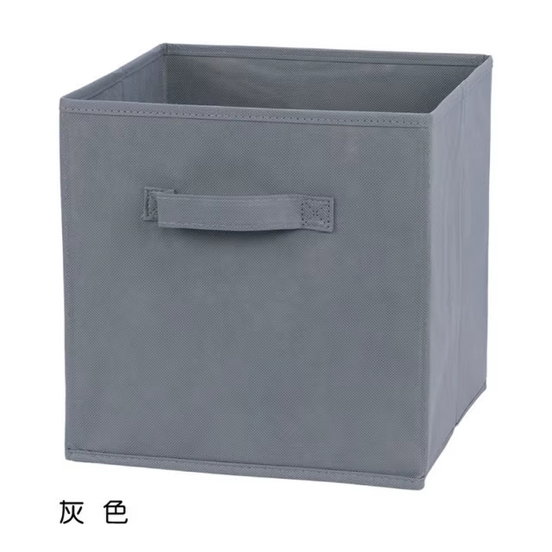 Collapsible Cube Storage Bin Non Woven Fabric Storage Box Home Supplies , Kid Toy Storage Organizer Cabinet Drawer Organization