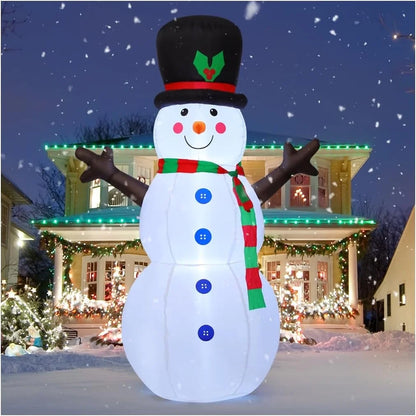 Christmas Inflatables 6 FT Blow up Snowman Inflatables, Snowman Blowups Inflatable Snowman with LED Lights, Outdoor Christmas Inflatable Clearance Snowman Inflatable for Xmas Holiday Party