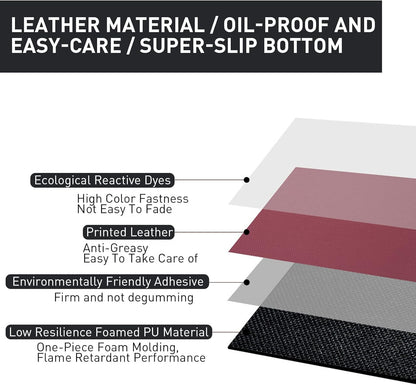 Anti Fatigue Mats for Kitchen Floor,Waterproof & Non-Slip Kitchen Rugs, anti Fatigue Floor Mats for Home,Office,Laundry,Sink,Kitchen Mat Cushioned anti Fatigue Set of 2 Grey 17.5" X 29.5"+17.5" X 59"