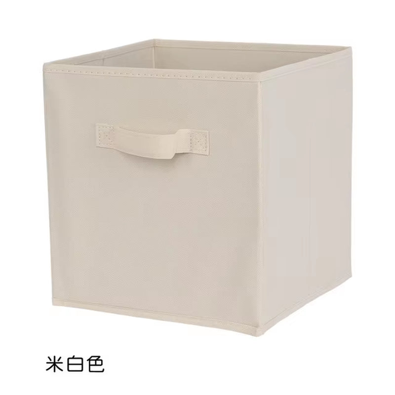 Collapsible Cube Storage Bin Non Woven Fabric Storage Box Home Supplies , Kid Toy Storage Organizer Cabinet Drawer Organization