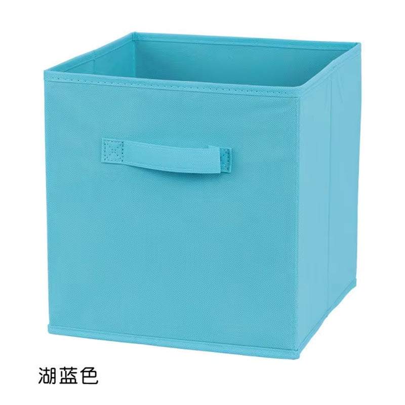 Collapsible Cube Storage Bin Non Woven Fabric Storage Box Home Supplies , Kid Toy Storage Organizer Cabinet Drawer Organization
