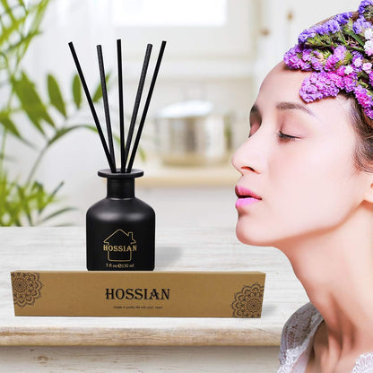 70 Pieces Fiber Reed Diffuser Replacement Refill Sticks, Diffuser Refills, Spa, Aromatherapy (12" X 3Mm, Black)