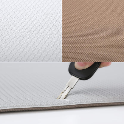 Kitchen Mat Enterway Floor Mat Housework Cushioned anti Fatigue Kitchen Rugs Standing Kitchen Decor Washing Room New Waterproof Non Skid Washable Rubber Sink Bottom Foam 17.3X29.5In(Gray)