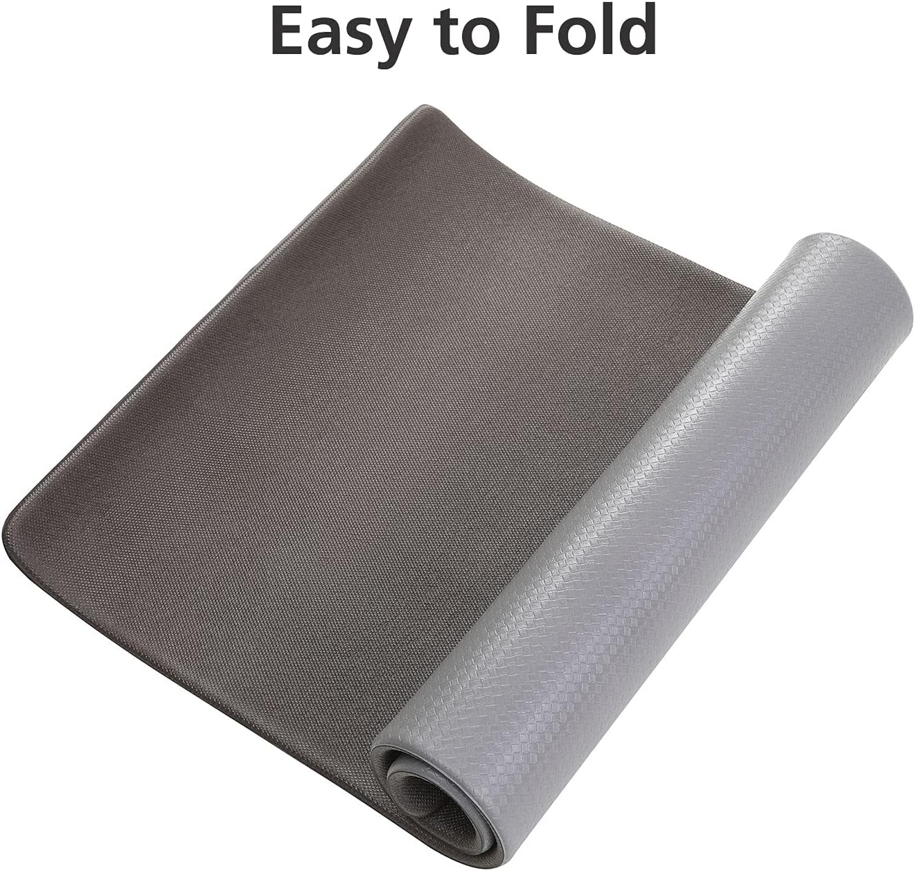 Kitchen Mat Enterway Floor Mat Housework Cushioned anti Fatigue Kitchen Rugs Standing Kitchen Decor Washing Room New Waterproof Non Skid Washable Rubber Sink Bottom Foam 17.3X29.5In(Gray)