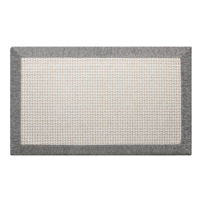 Kitchen Mat 23.6"X39.4" Kitchen Rugs Non-Skid Twill Kitchen Floor Mats Washable Small Throw Rug for in Front of Sink Gray Brown